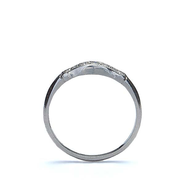 Mid-Century Diamond Wedding Band #VR160504-02 - Leigh Jay & Co