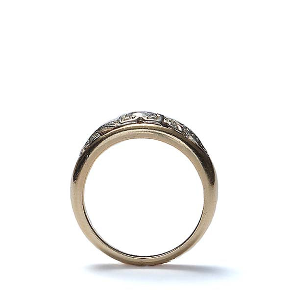 MidCentury 14k Diamond ring. #VR140428-07 - Leigh Jay & Co