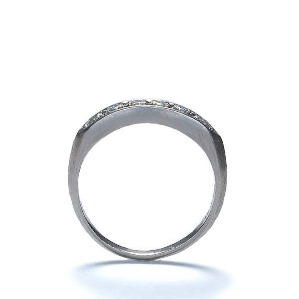 Midcentury Diamond wedding band. #I1978 - Wedding Bands