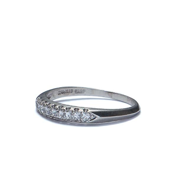 Midcentury Diamond Wedding band #VR160614-02 - Wedding Bands
