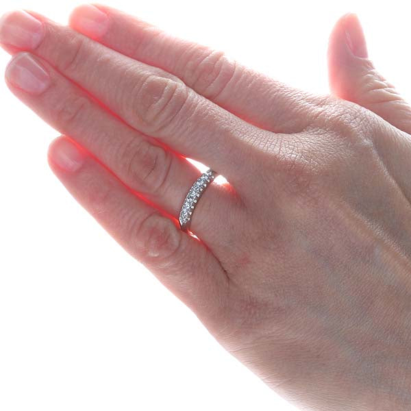 Midcentury Diamond Wedding band #VR160614-02 - Wedding Bands