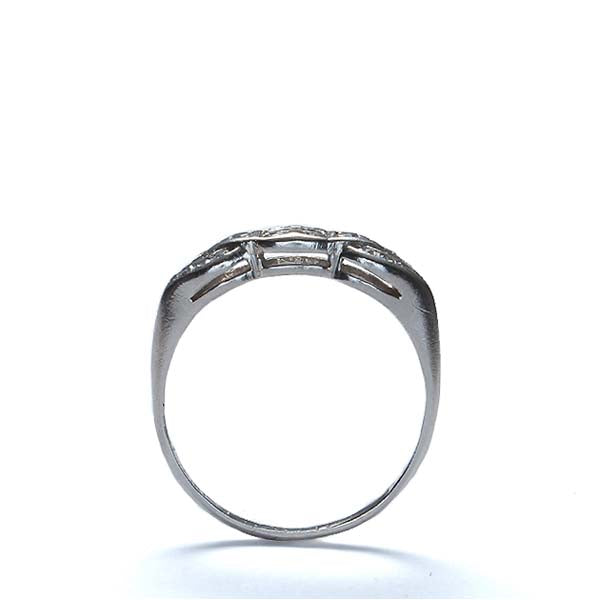 Open Work Diamond Ring Circa 1956 #VR503-18 - Wedding Bands