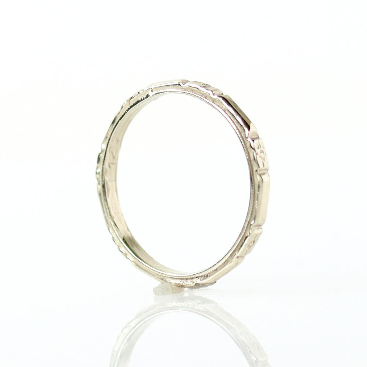 Orange Blossom Wedding Band #L3702 - Wedding Bands