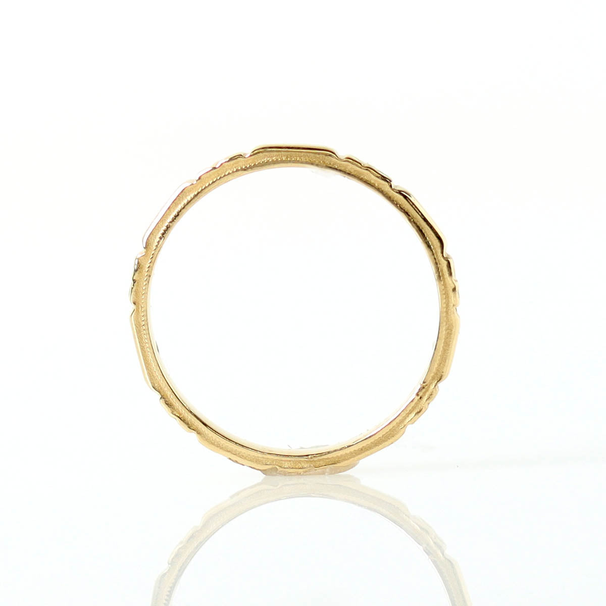 Orange Blossom Wedding Band #L3702 - Wedding Bands