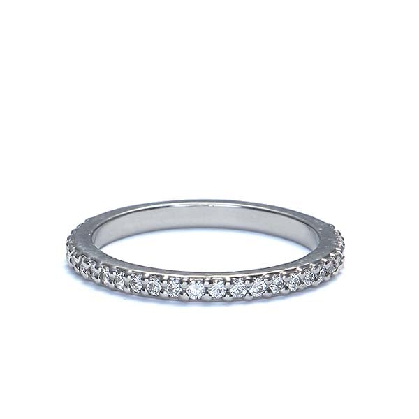 Platinum Diamond Wedding Band #L1094WB PLAT Default Title
