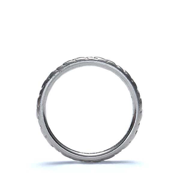 Platinum Wedding Band by Lohengrin, 1930 #VR566-26 - Leigh Jay & Co