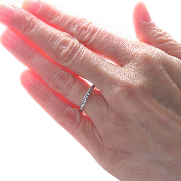 Platinum Wedding Band by Lohengrin, 1930 #VR566-26 - Leigh Jay & Co