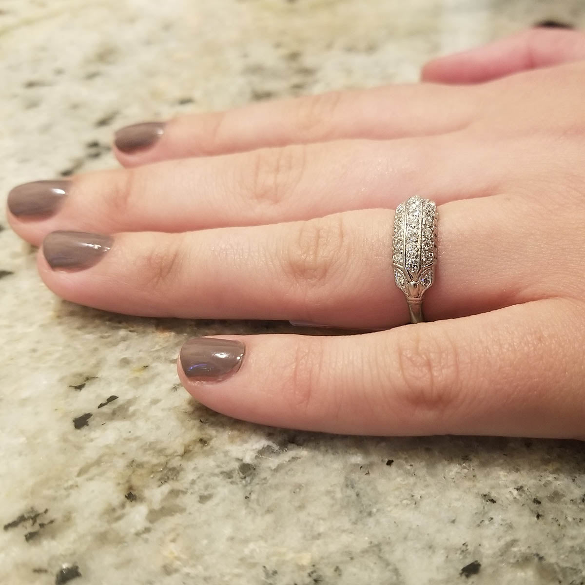 Platinum Wedding Band #L3065WB PLAT Default Title