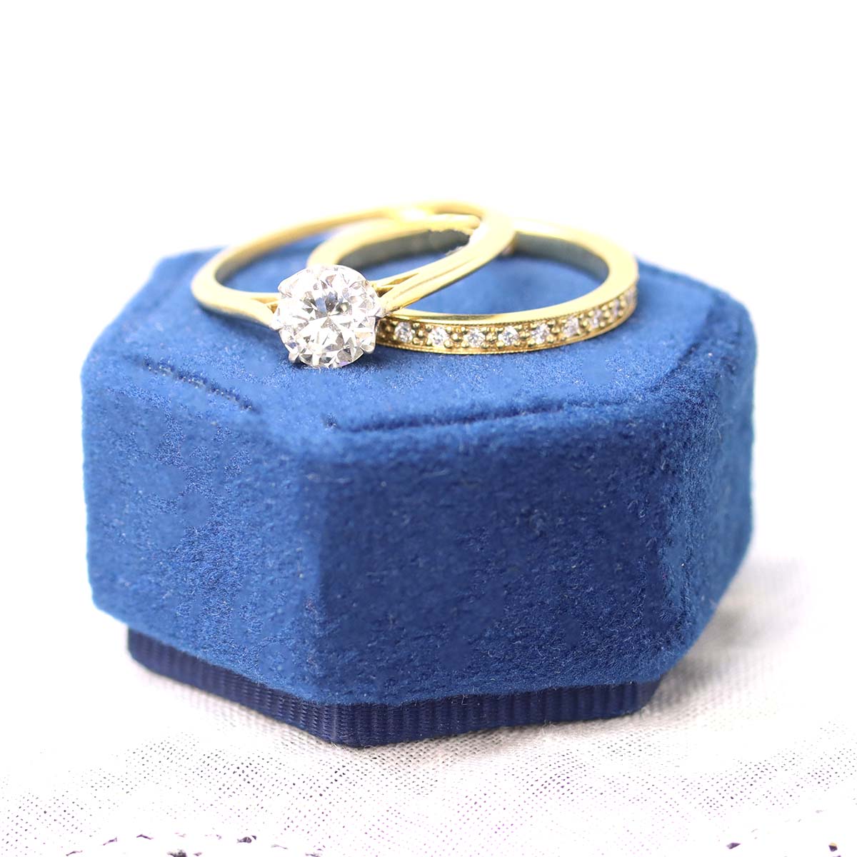 Replica 1930s Diamond Eternity Band #L1107 - Wedding Bands
