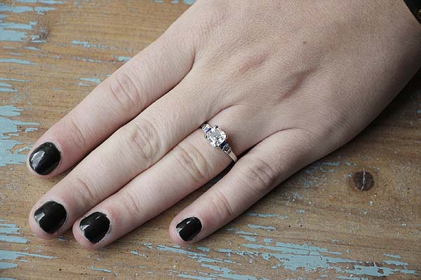 Replica 1930s Engagement Ring #3402-4 - Engagement Rings