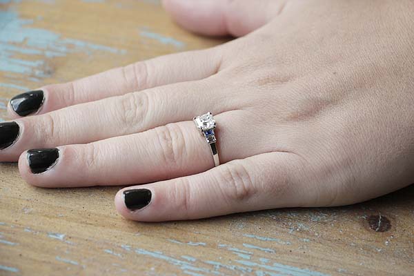 Replica 1930s Engagement Ring #3402-4 - Engagement Rings