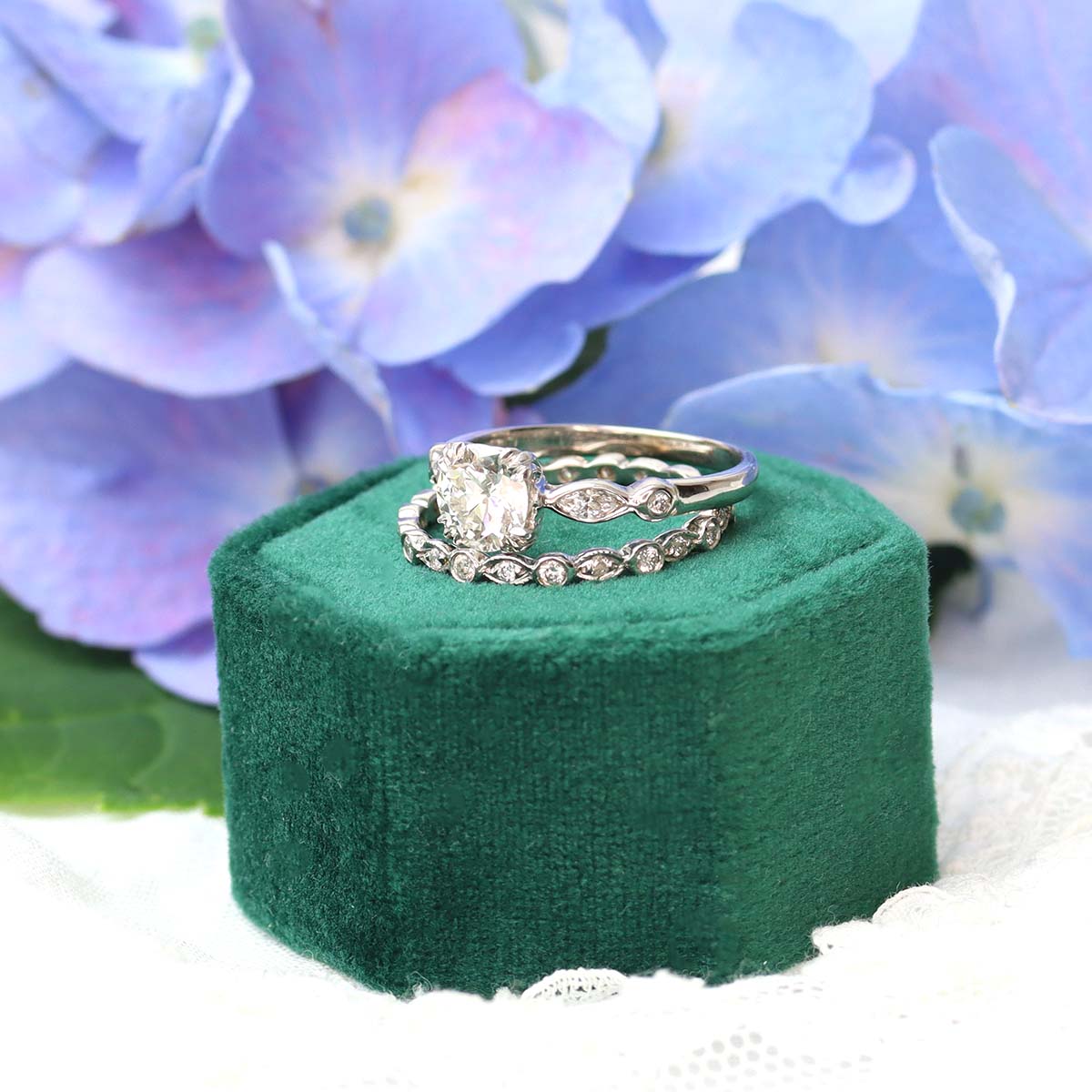 Replica Art Deco Engagement Ring #1305-13 Default Title