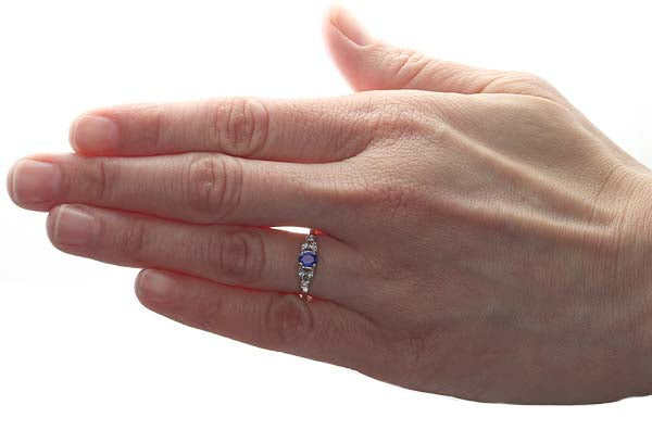 Replica Art Deco Engagement Ring #3355-07 - Engagement Rings