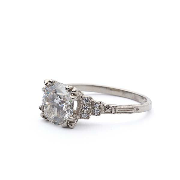 Replica Art Deco Engagement Ring #3365-1 - Engagement Rings