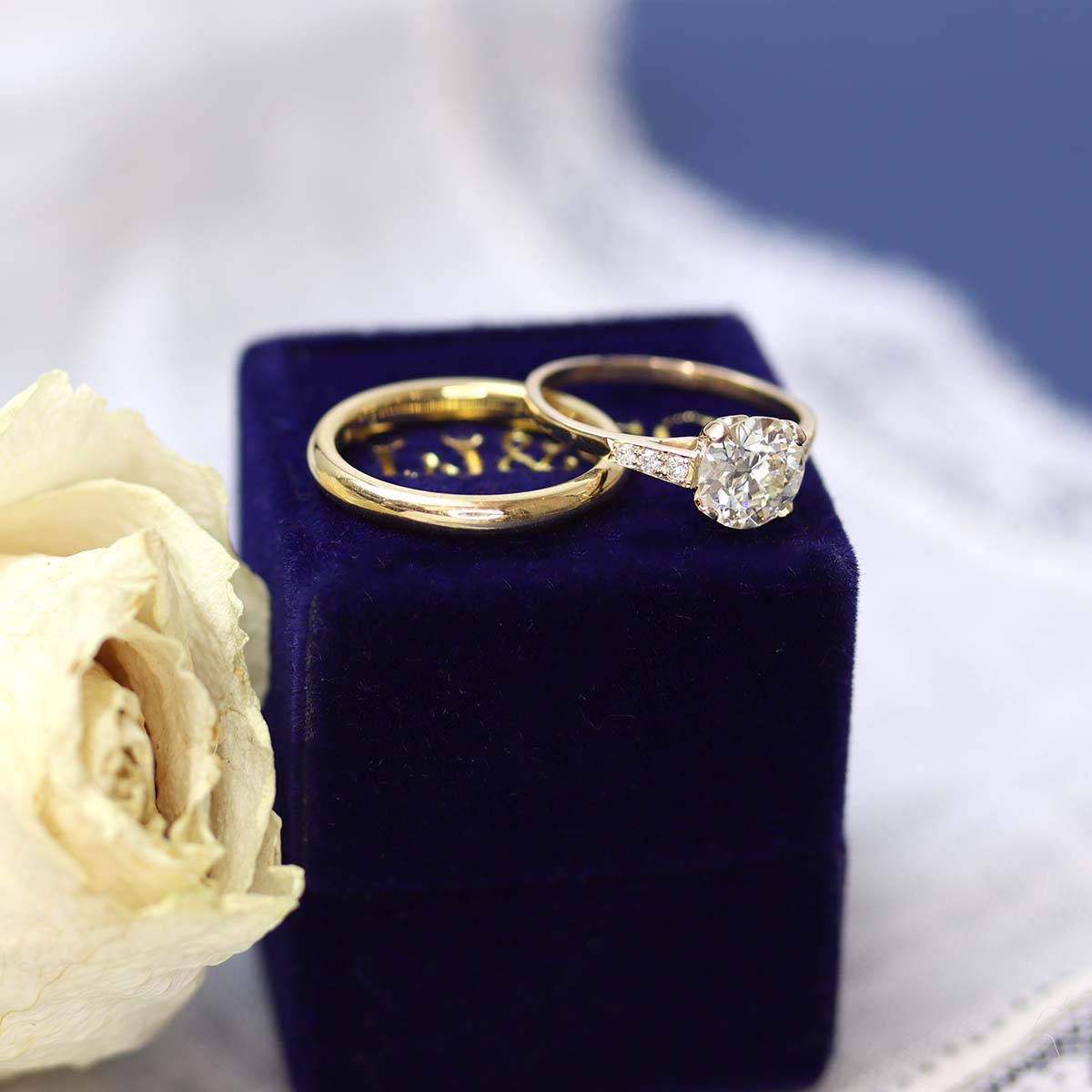 Replica Early Art Deco Engagement Ring #3400-8 Default Title