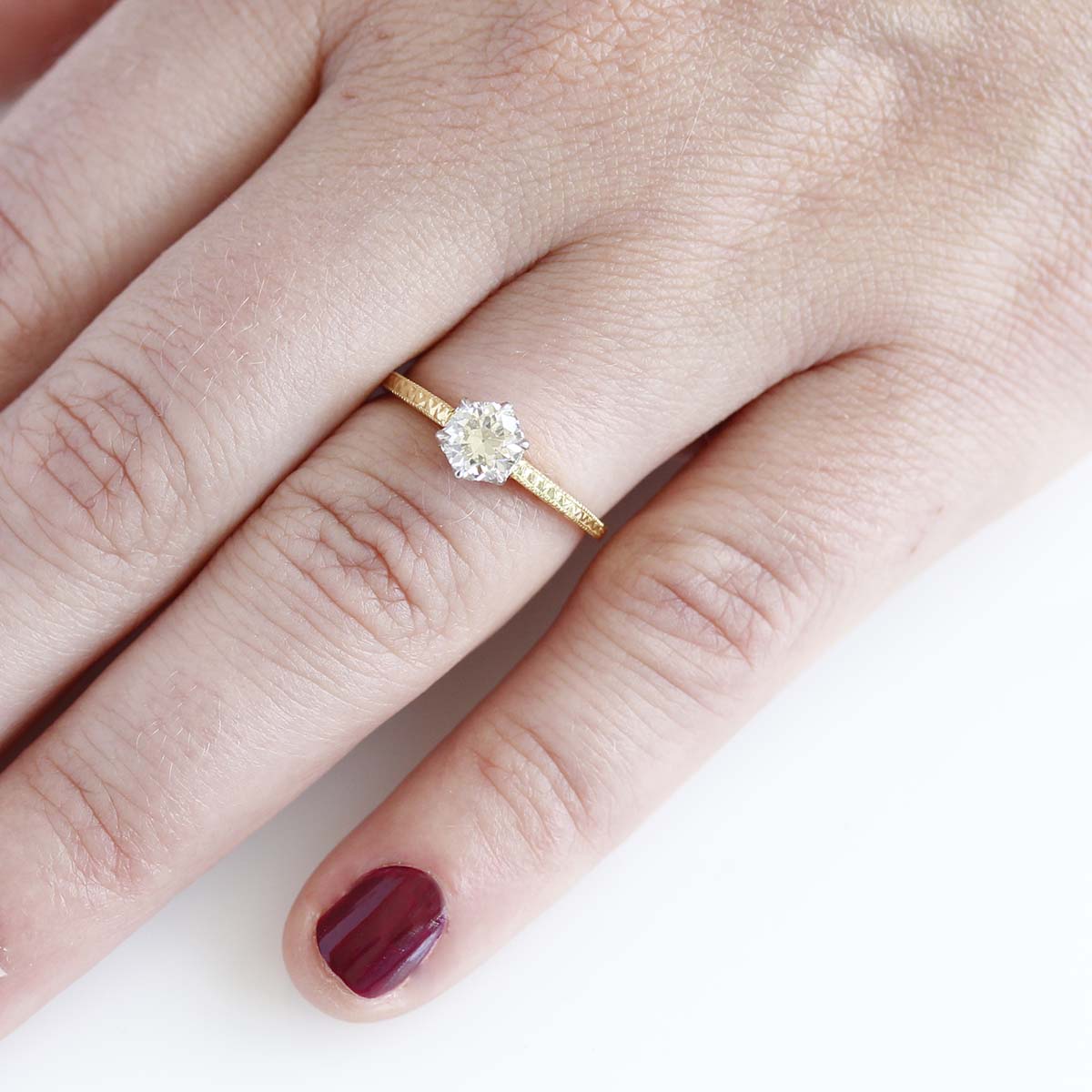Replica Edwardian Engagement Ring #3004-3 Default Title