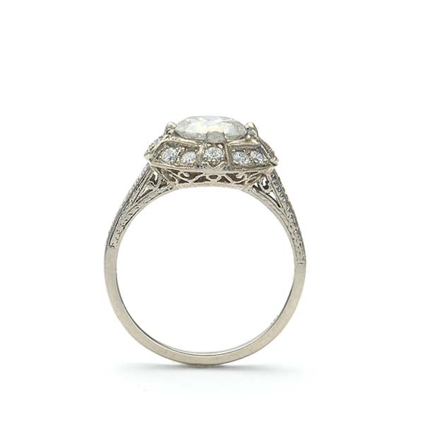 Replica Edwardian Engagement Ring #3068-4 - Engagement Rings
