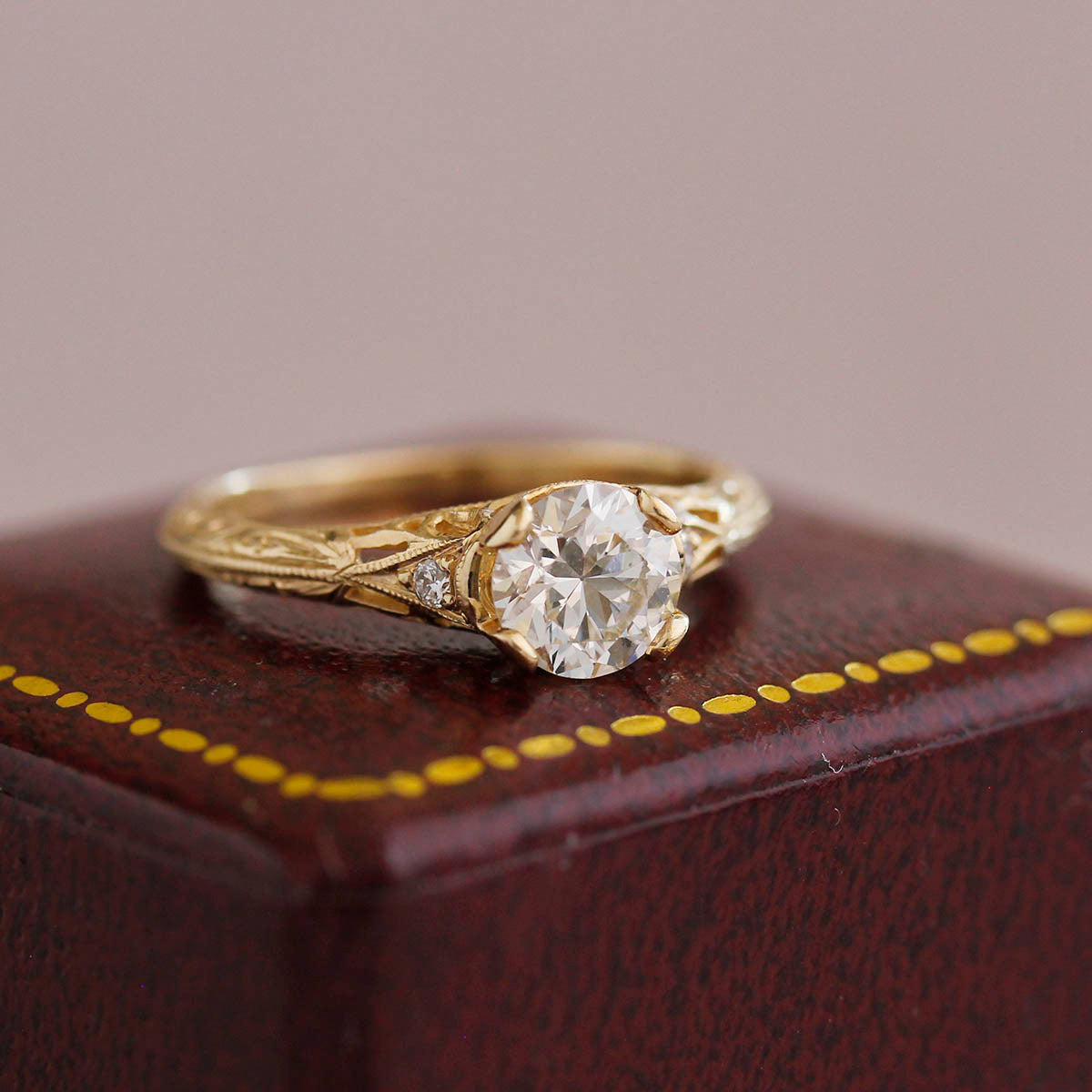 Replica Edwardian Engagement Ring #3257-25 Default Title