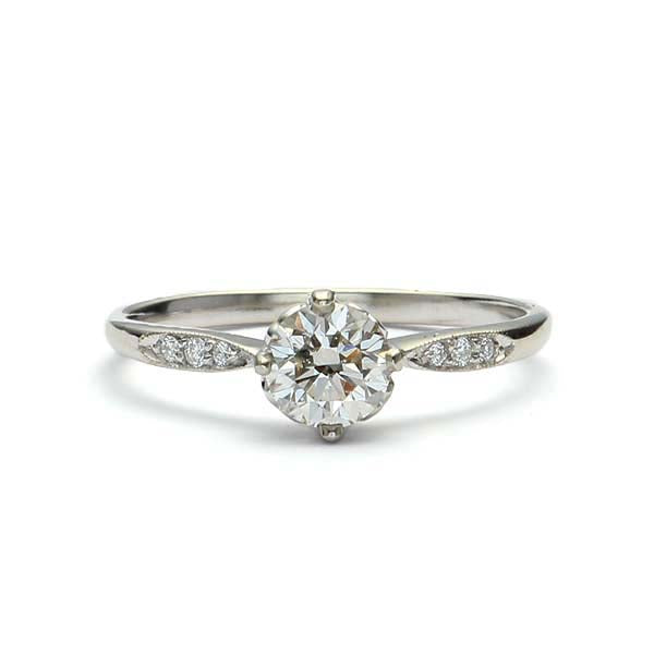 Replica Edwardian Engagement Ring #3323-15 - Leigh Jay & Co.