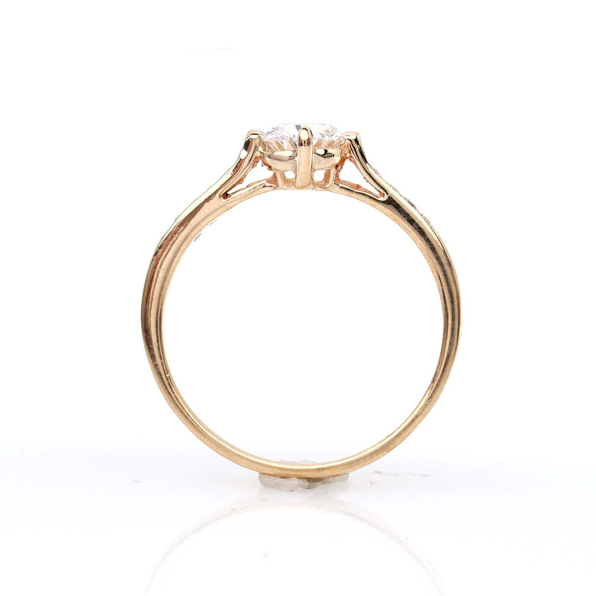 Replica Edwardian Engagement ring set with an oval diamond #1801-6 Default Title