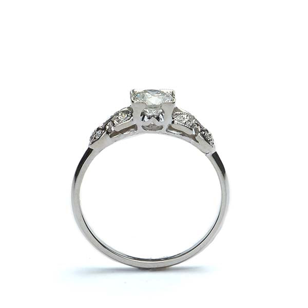 Reproduction of an Art Déco Engagement Ring #3154-3 - Engagement Rings
