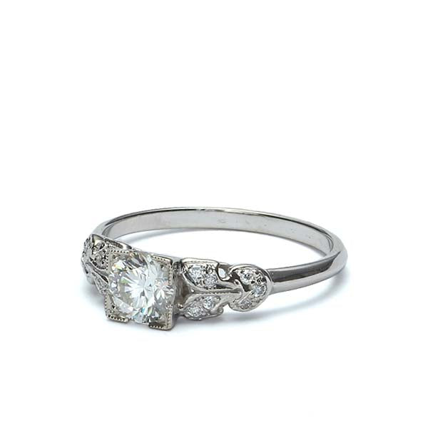 Reproduction of an Art Déco Engagement Ring #3154-3 - Engagement Rings