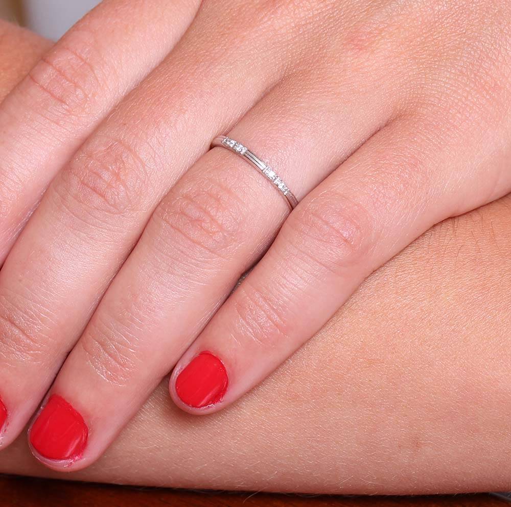 Replica Art Déco Wedding Band #L2243WB - Wedding Bands