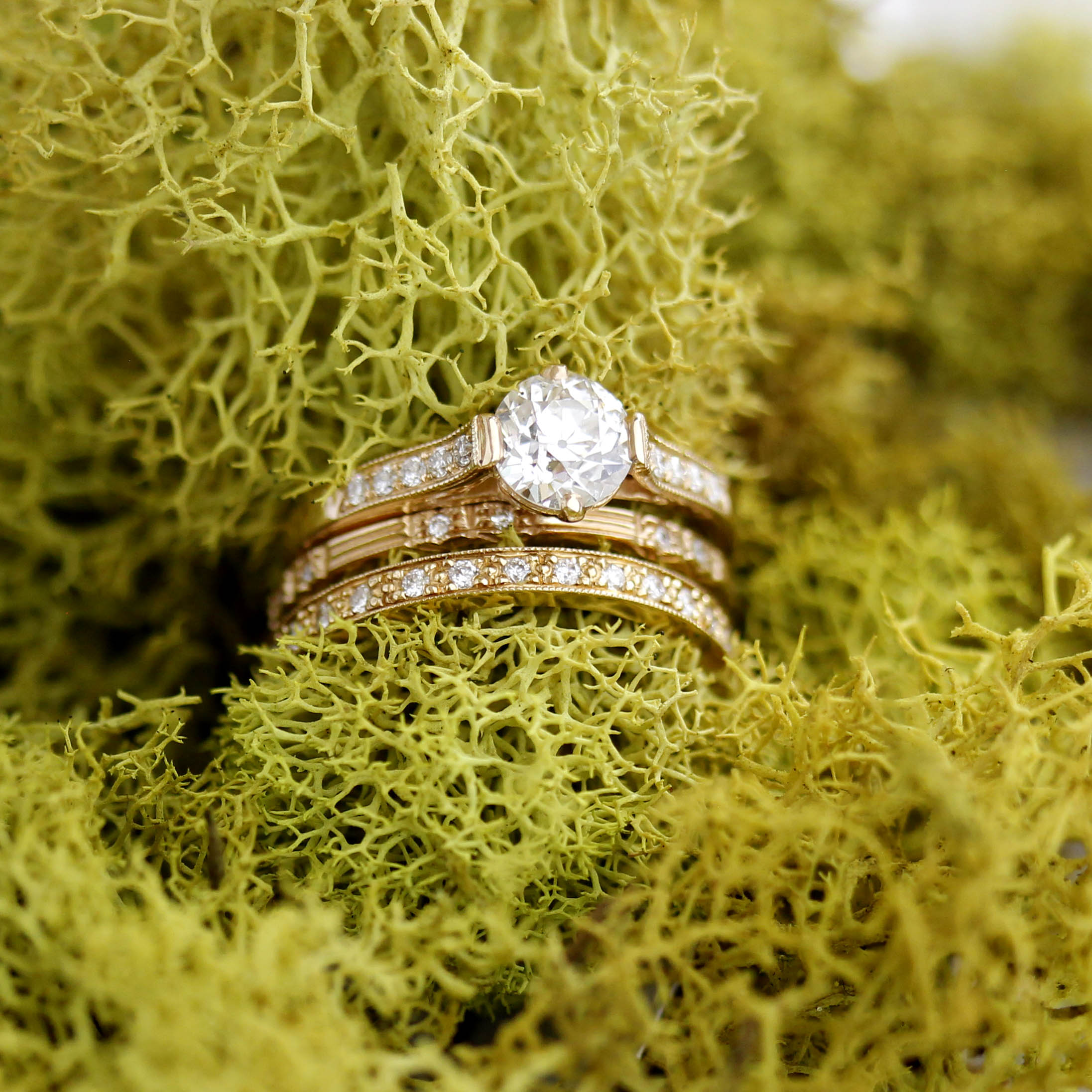 Replica Art Déco Wedding Band #L2243WB - Wedding Bands
