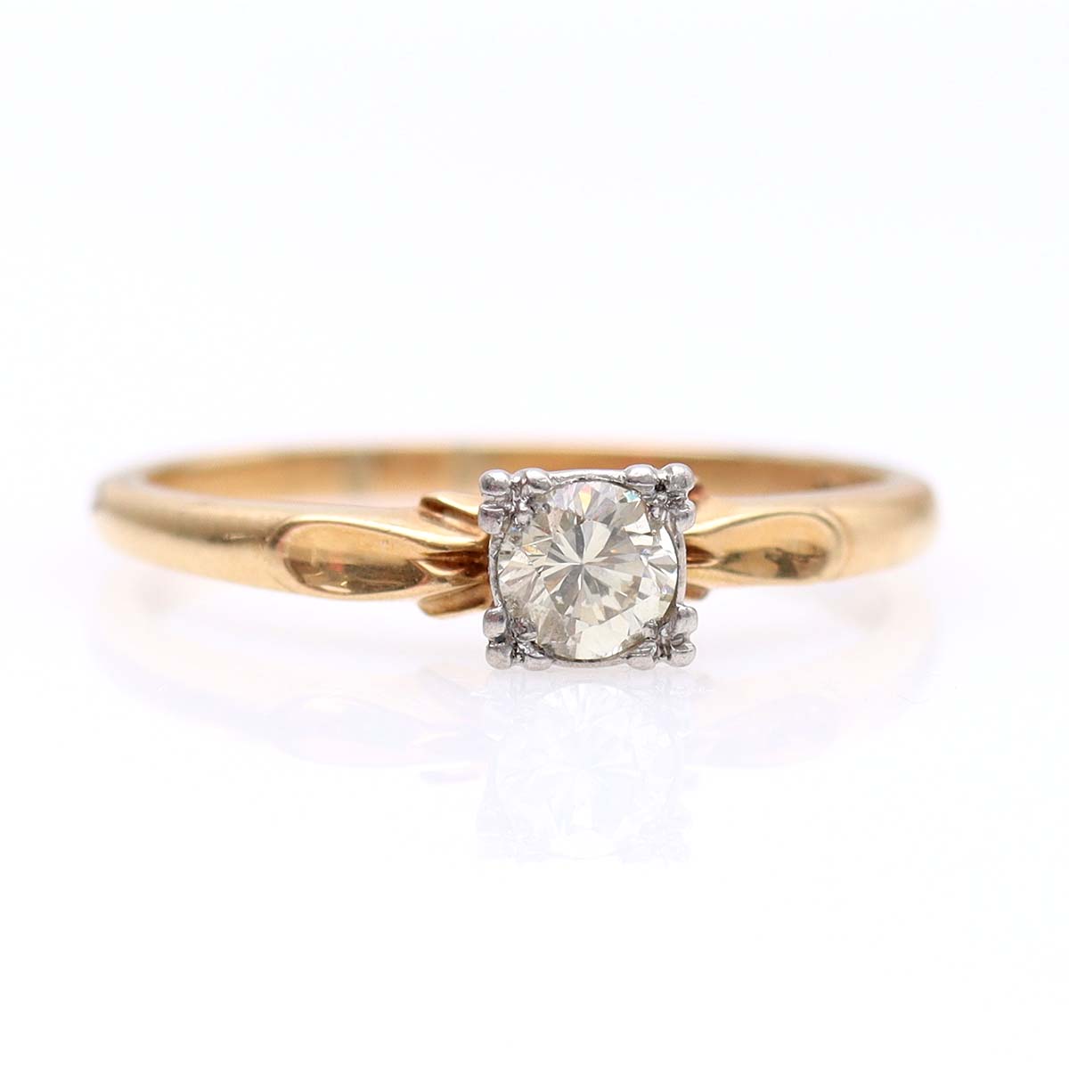 Retro 1940s Engagement Ring #VR240325-4 - Engagement Rings