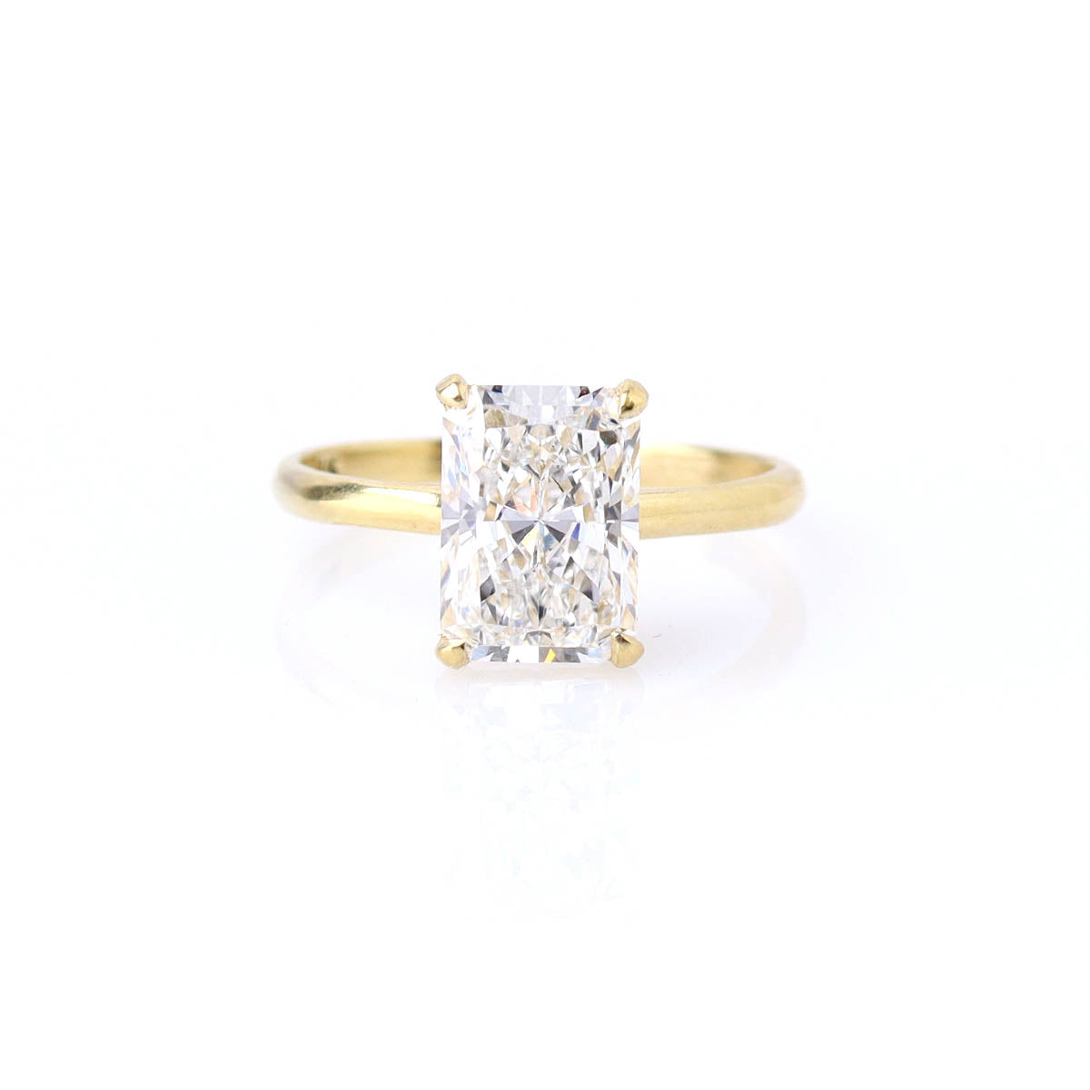 The Abigail Radiant Cut Engagement Ring #3372-15 - Engagement Rings
