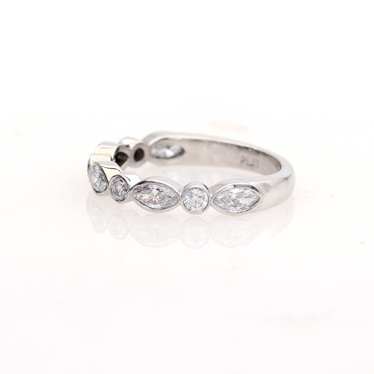 The Carly Art Deco inspired Wedding Band. L3678WBPT - Wedding Bands