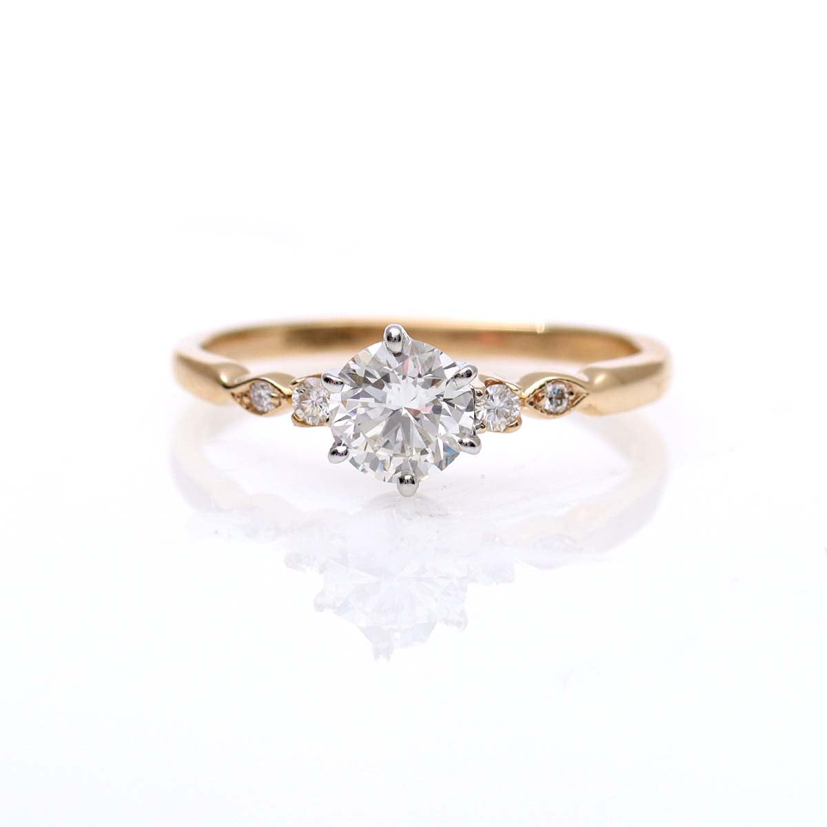 The Cordelia Replica Art Deco Engagement Ring #3510-3 - Engagement Rings