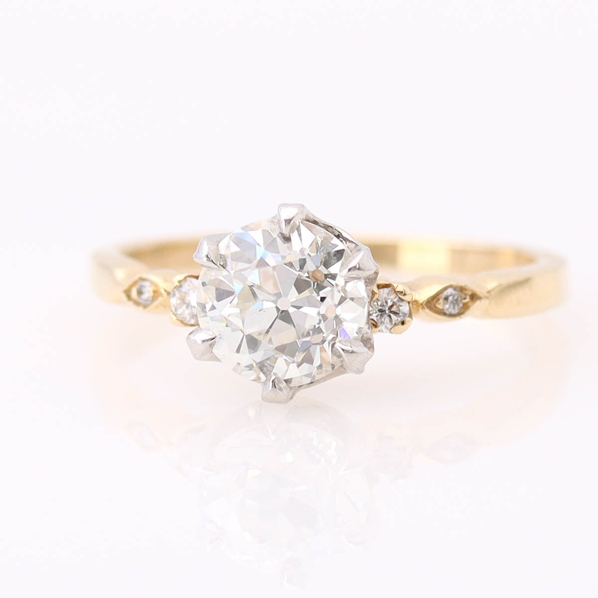 The Cordelia Replica Edwardian Engagement Ring #3510-6 - Engagement Rings
