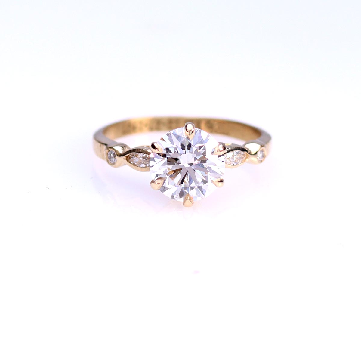 The Courtney Engagement Ring #1305-15 - Engagement Rings