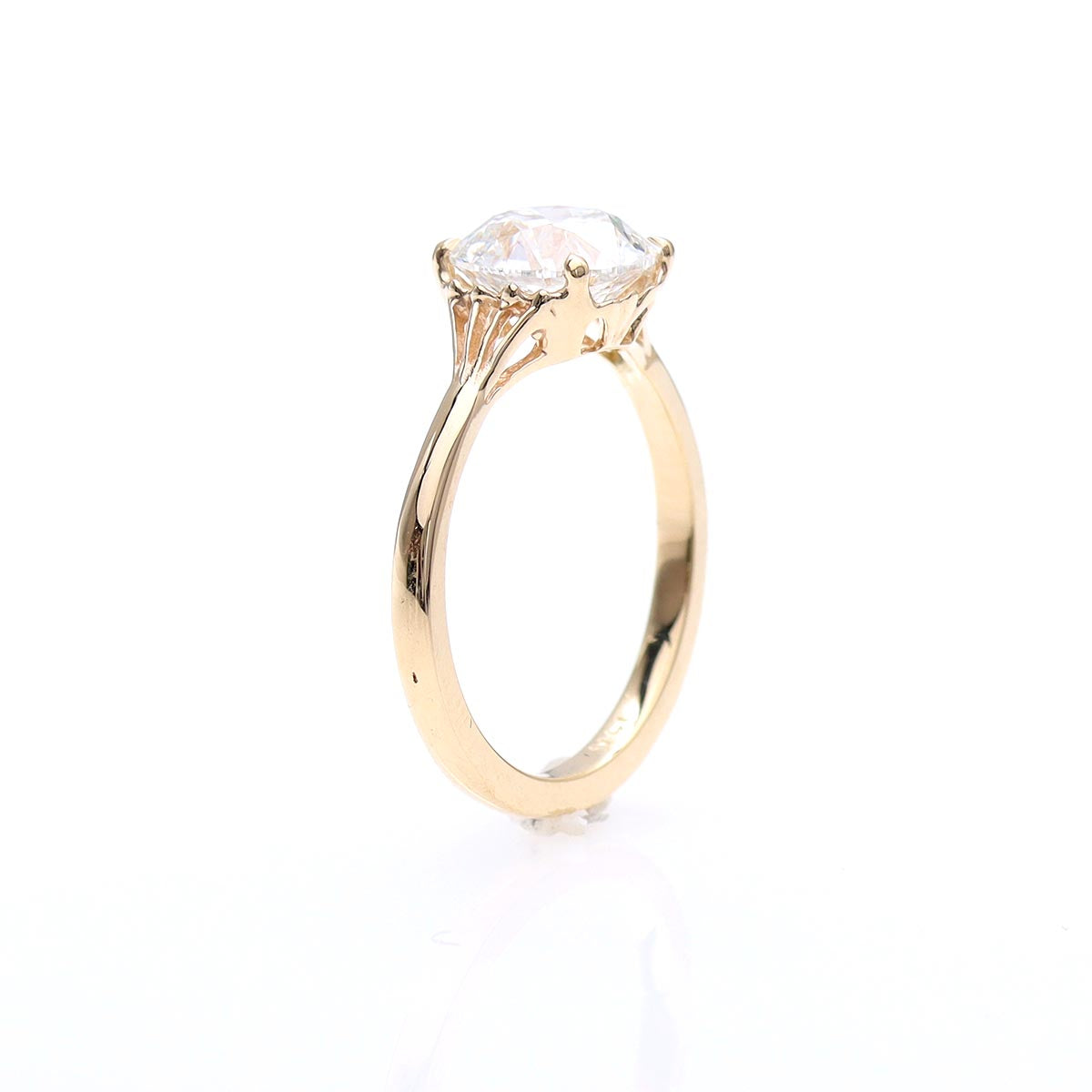 The Jane Diamond Solitaire Engagement Ring #3652-6 - Engagement Rings