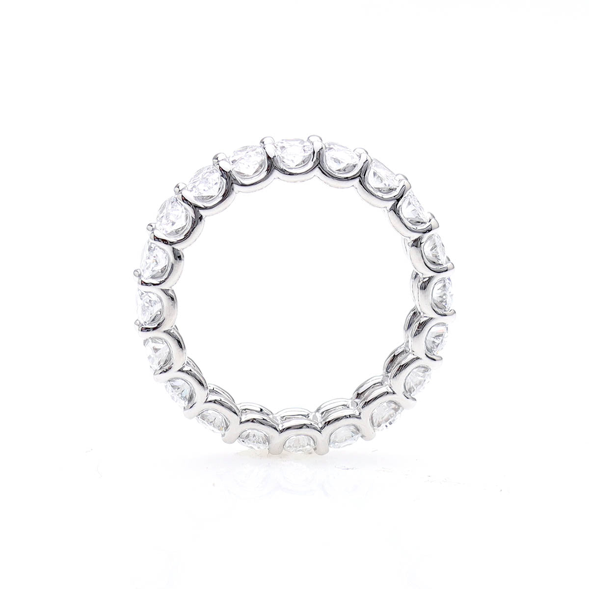 The Lauren Classic Oval Diamond Eternity Band #L3675PT - Wedding Bands