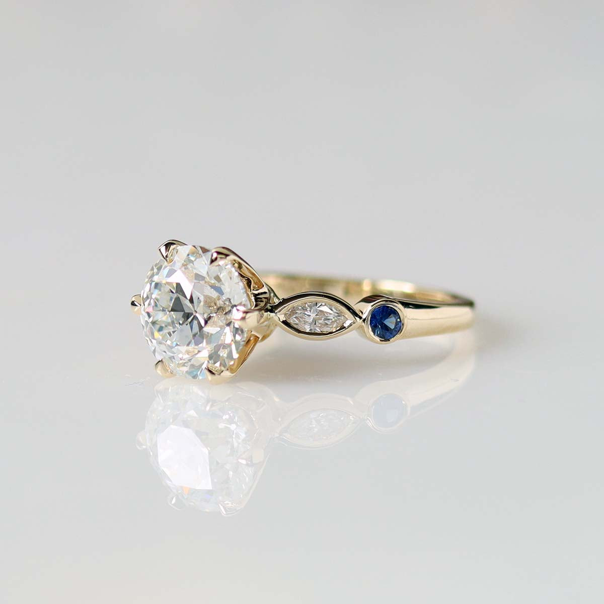 The Madison Engagement Ring #3702-1 - Engagement Rings