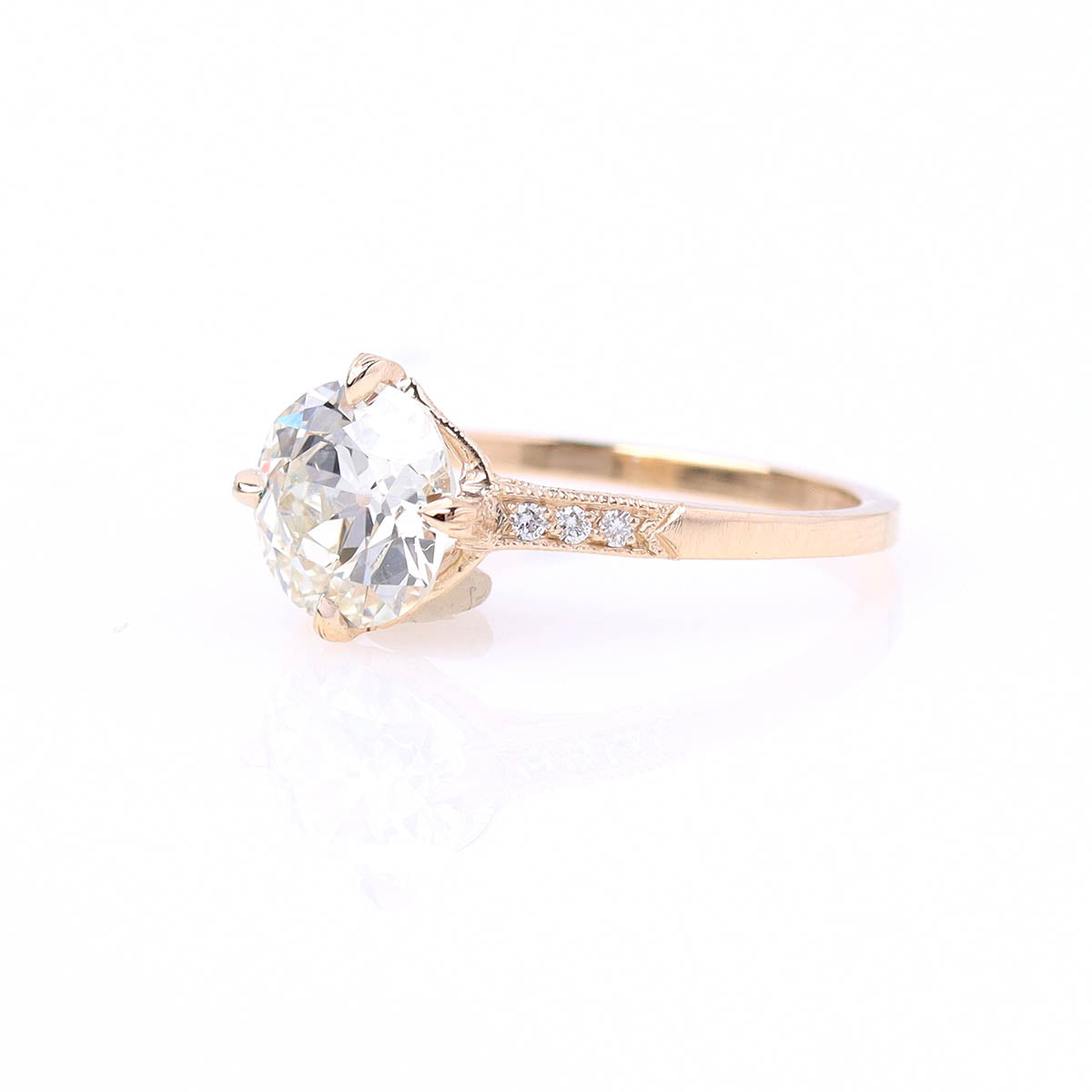 The Martha Replica Edwardian Engagement Ring#3144-25 - Engagement Rings