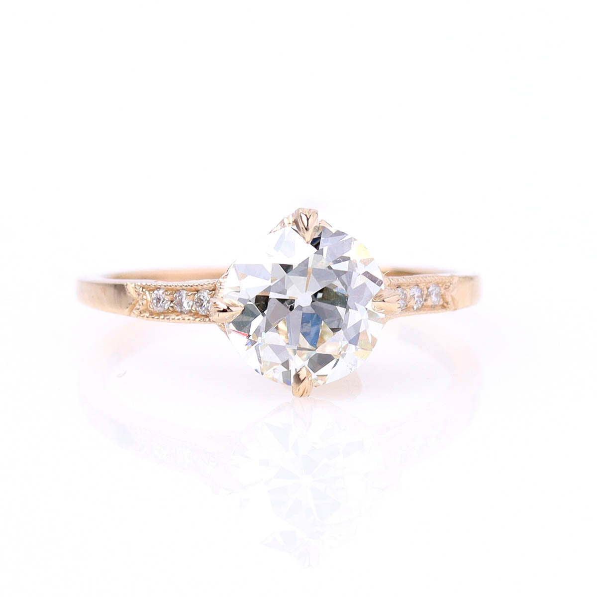The Martha Replica Edwardian Engagement Ring#3144-25 - Engagement Rings
