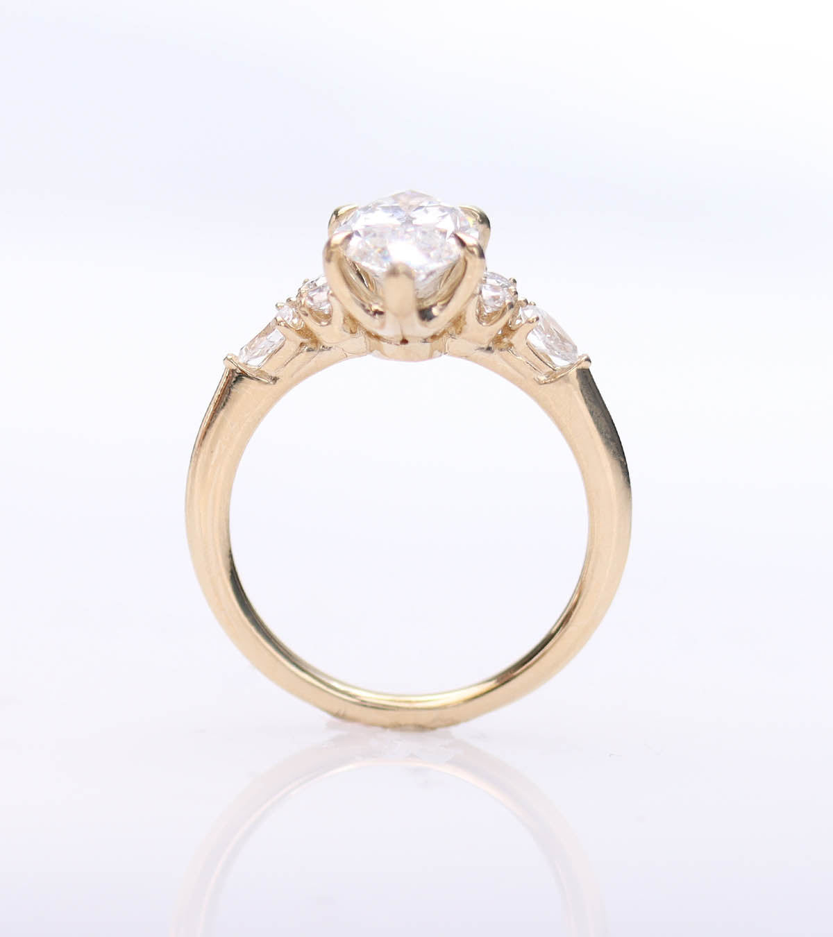The Stella Jane Marquise Diamond Engagement Ring #3642MQ-4 - Engagement Rings