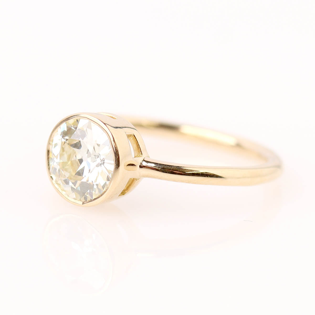 Timeless Bezel Set Engagement Ring #251103 - Engagement Rings