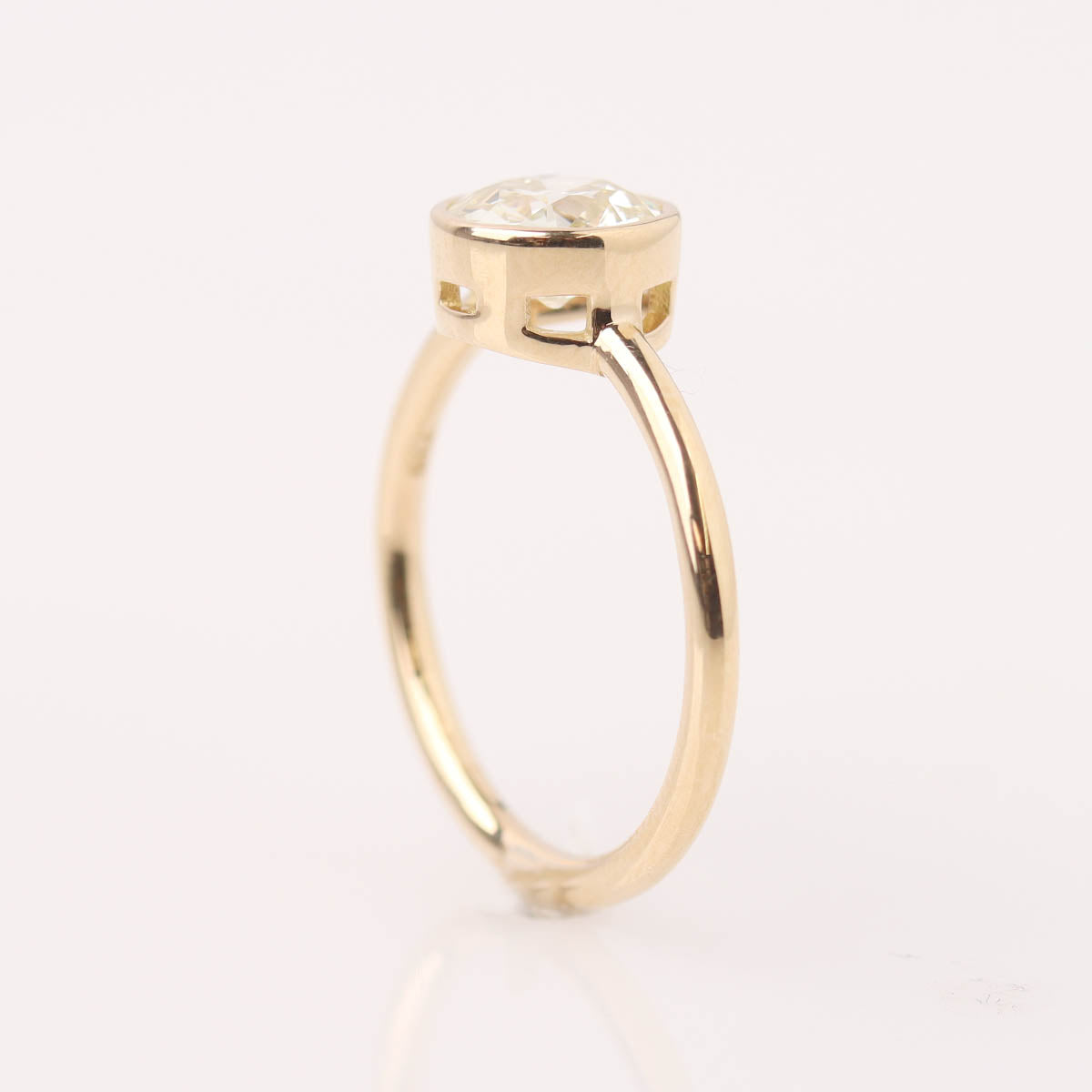 Timeless Bezel Set Engagement Ring #251103 - Engagement Rings