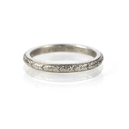 Traub Antique Wedding Band #2R435-11 - Wedding Bands