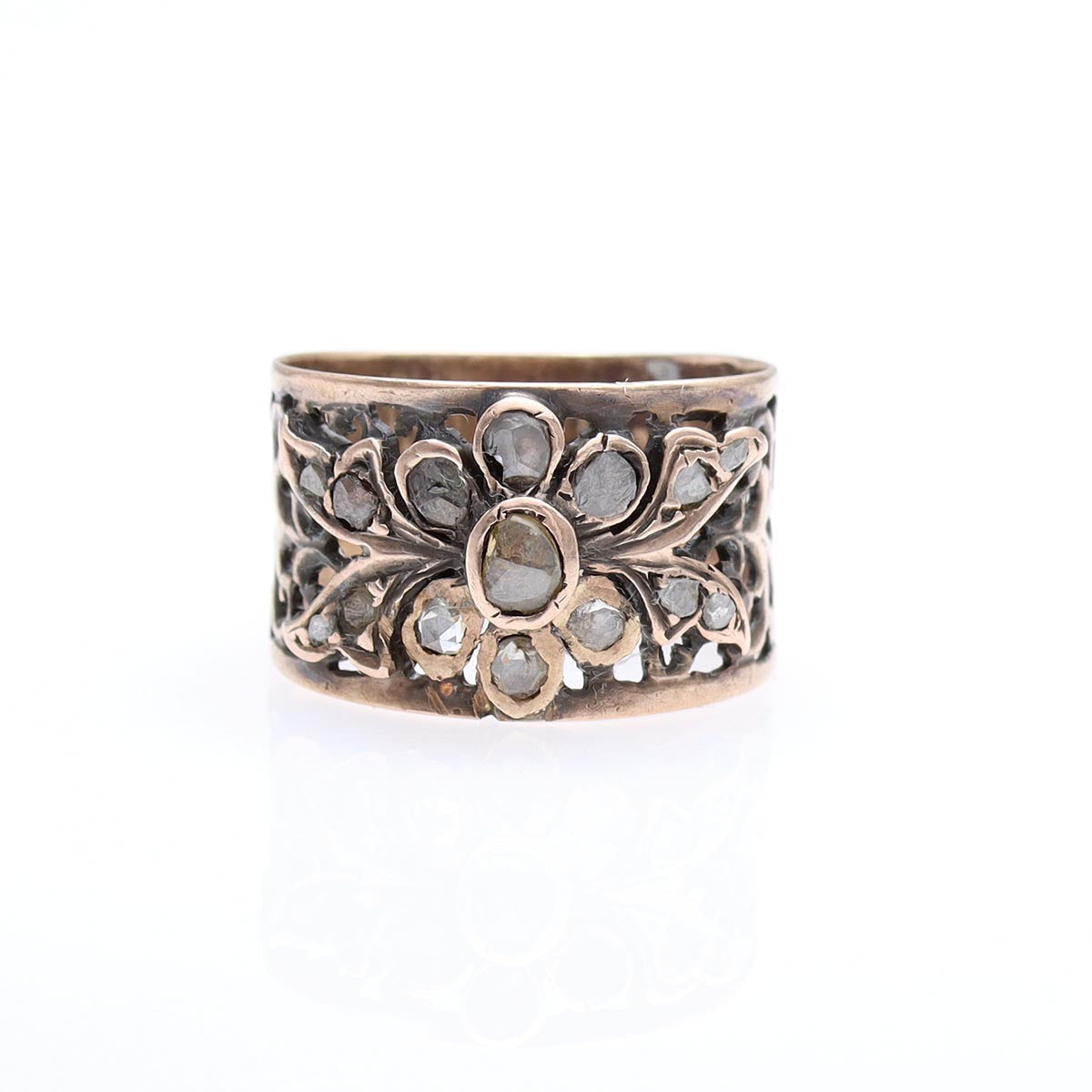 Victorian Rose Cut Diamond Ring #VR241121 - Rings