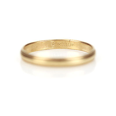 Vintage 10K wedding band #VR0730-04 - Wedding Bands
