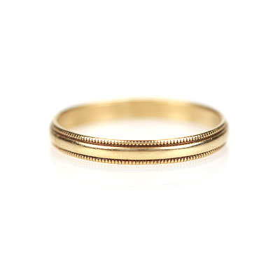 Vintage 10K wedding band #VR0730-04 - Wedding Bands