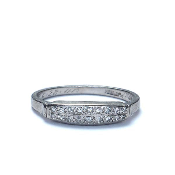 Vintage 1940s Wedding Ring #3R050-13 - Leigh Jay & Co