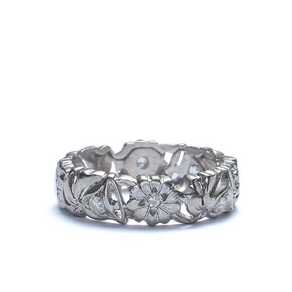 Vintage Wedding Band #R191-01 Default Title