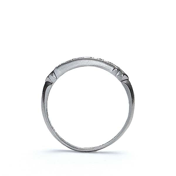 Vintage diamond wedding band #VR484 03 Wedding Bands