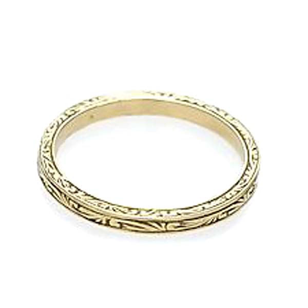 Vintage Reproduction 18k Wedding Band #L1943WB 18K - Wedding Bands